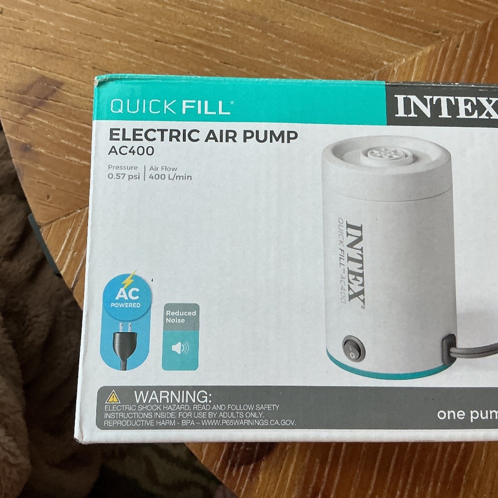 Intel quick fill electric air pump ac400